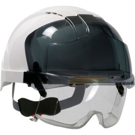 PIP Evo VISTAlens Type I, Vented Industrial Safety Helmet ABS Shell, 6-Pt Suspension, White 280-EVLV-01W